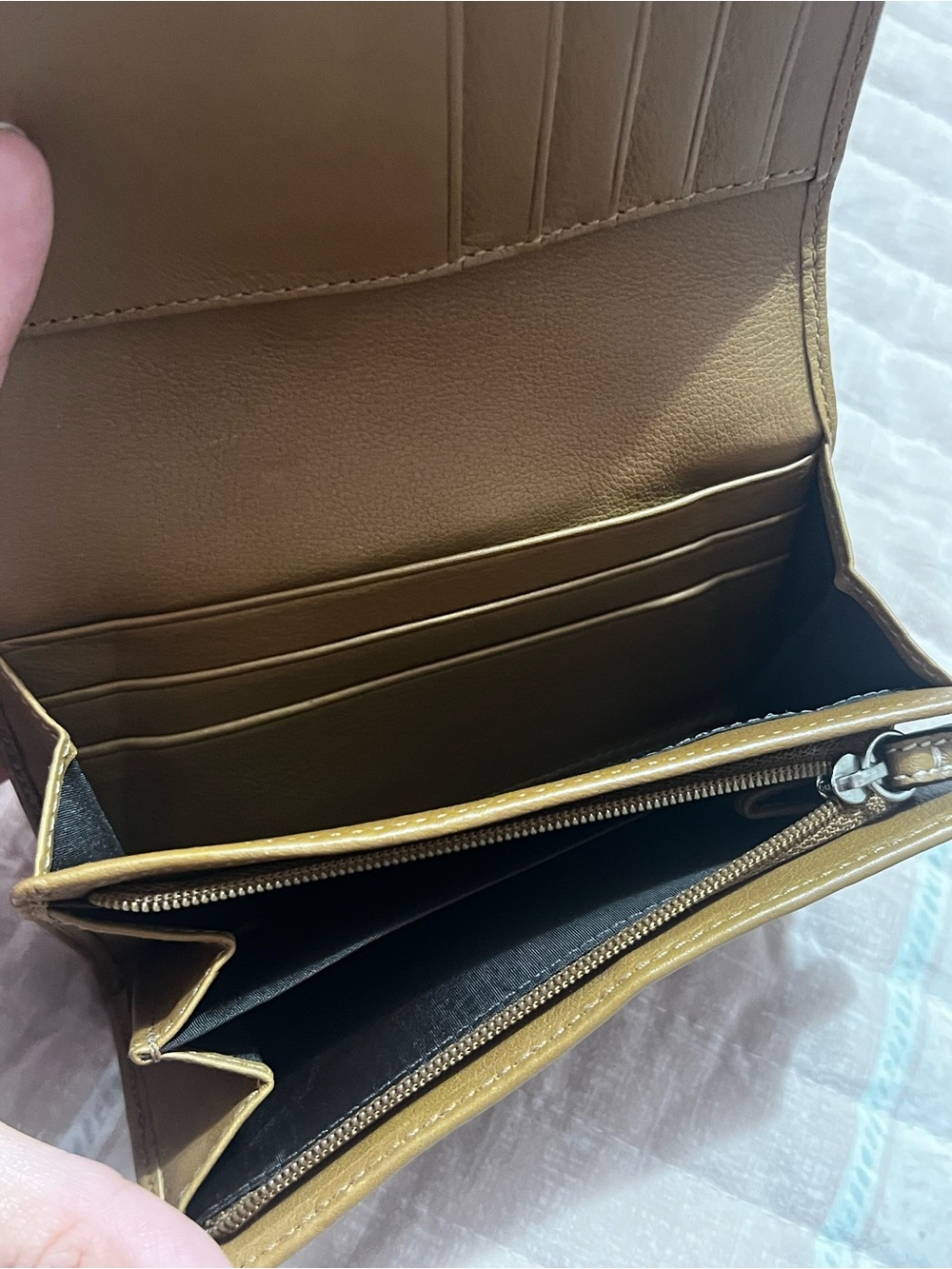 Coach Brown Leather Buckle Wallet - Picture 4 of 4
